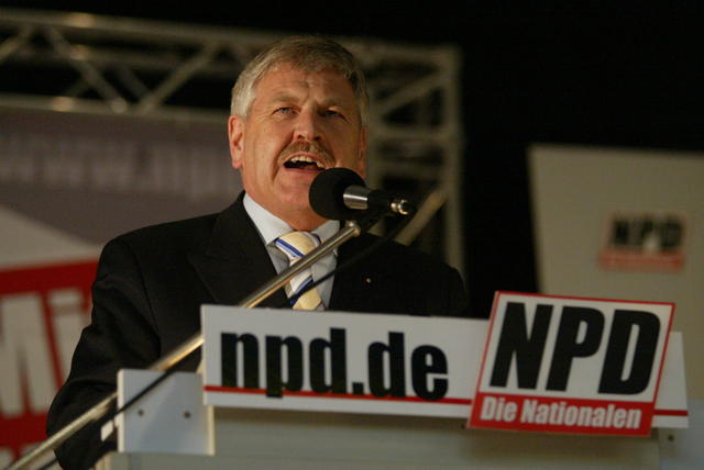Udo Voigt - Parteivorsitzender der NPD © Wikipedia